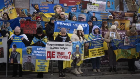 Ukraine-Protest 2025? Nein – das Bild zeigt Moskau 2021