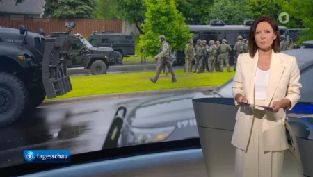 Tagesschau“-Premiere: Romy Hiller besteht Feuertaufe